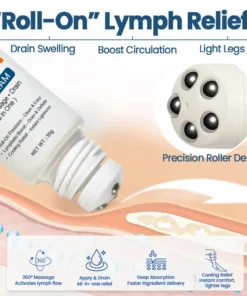Owiwell® Roll-On Cream for Lymphatic Drainage & Swelling Relief