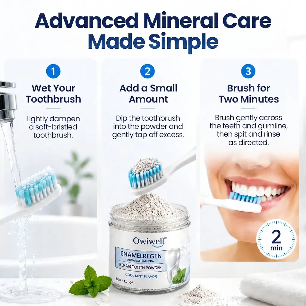 Owiwell® EnamelRegen Advanced Mineral Repair Tooth Powder