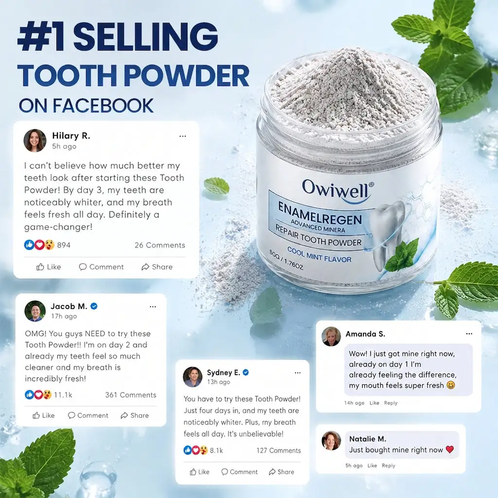 Owiwell® EnamelRegen Advanced Mineral Repair Tooth Powder